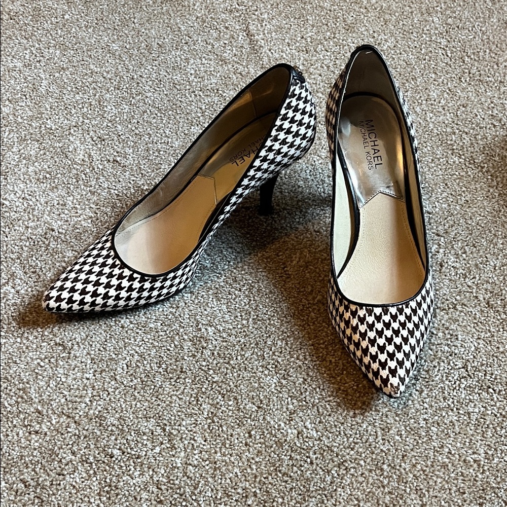 Michael Kors Houndstooth Mohair 8.5